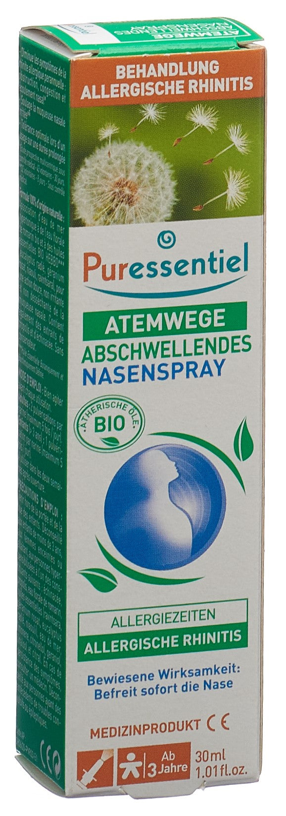 Puressentiel Spray Nasal Décongestionnant Respiratoire 30 ml