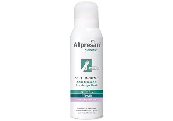 ALLPRESAN Diabetic Mousse Crème Réparatrice Sans Parfum 125 ml