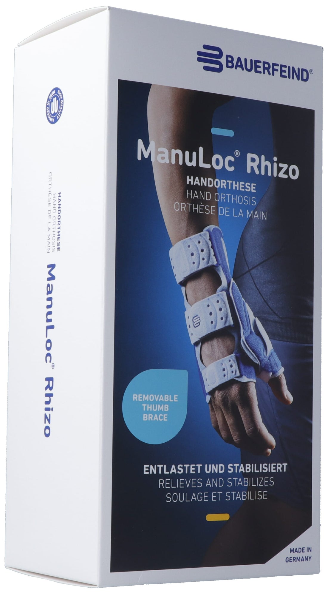 BAUERFEIND ManuLoc Rhizo Orthèse Stabilisatrice Main Pouce | Taille 2