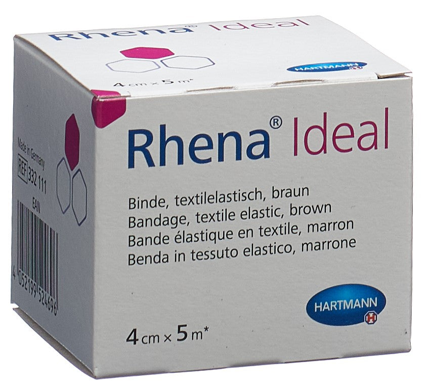 RHENA Ideal Bande Élastique 4 cm x 5 m Chair - Confort &amp; Soutien