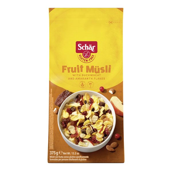 Schär Müesli Fruits Sans Gluten 375 g | Petit-Déjeuner Sain