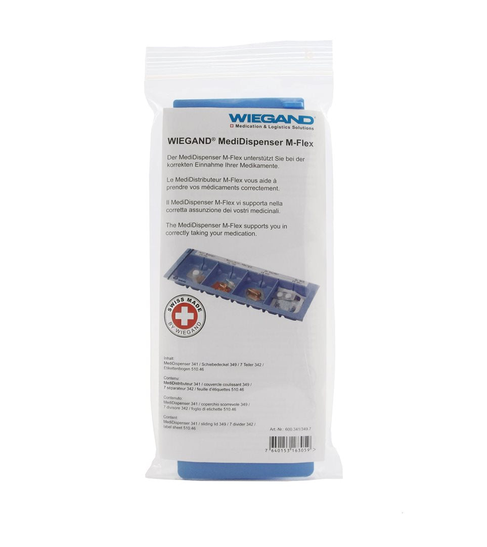 WIEGAND MediDistributeur M-Flex 22.8x8.1cm 7 sépar