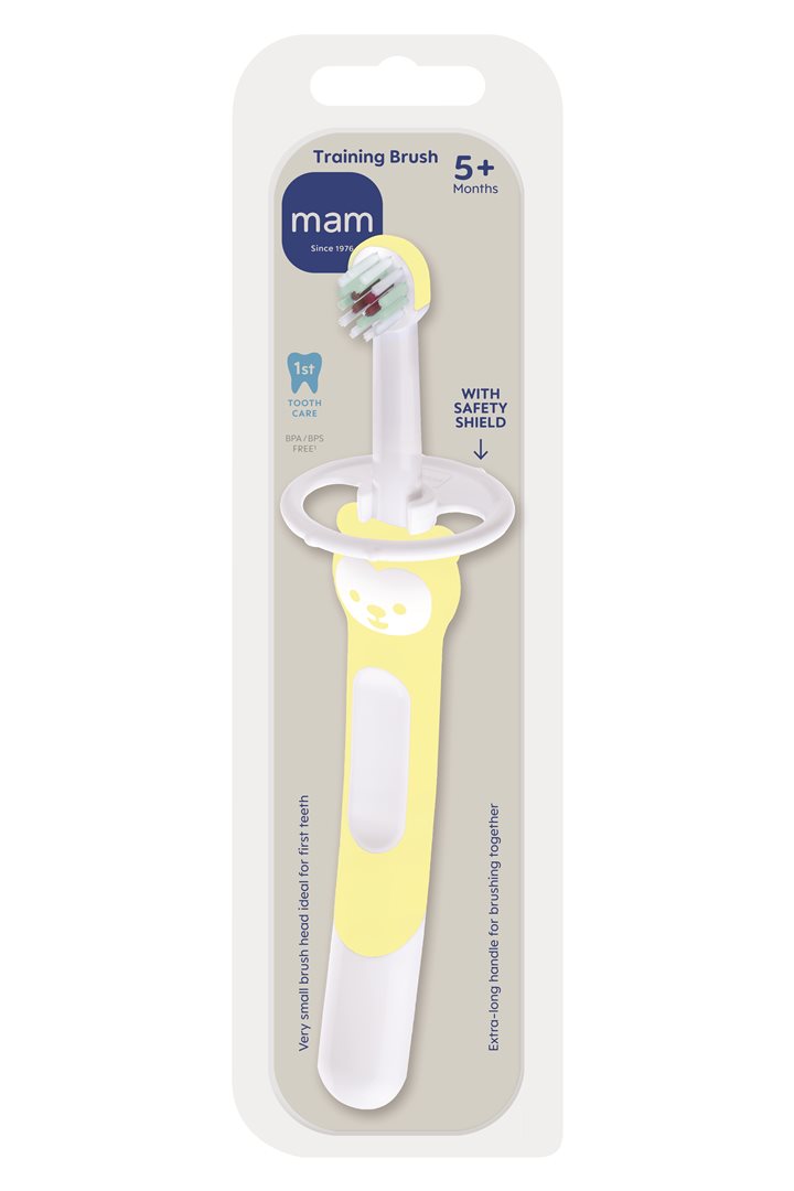 MAM Brosse à Dents Training 5 Mois+ Douceur &amp; Sécurité | Bébé