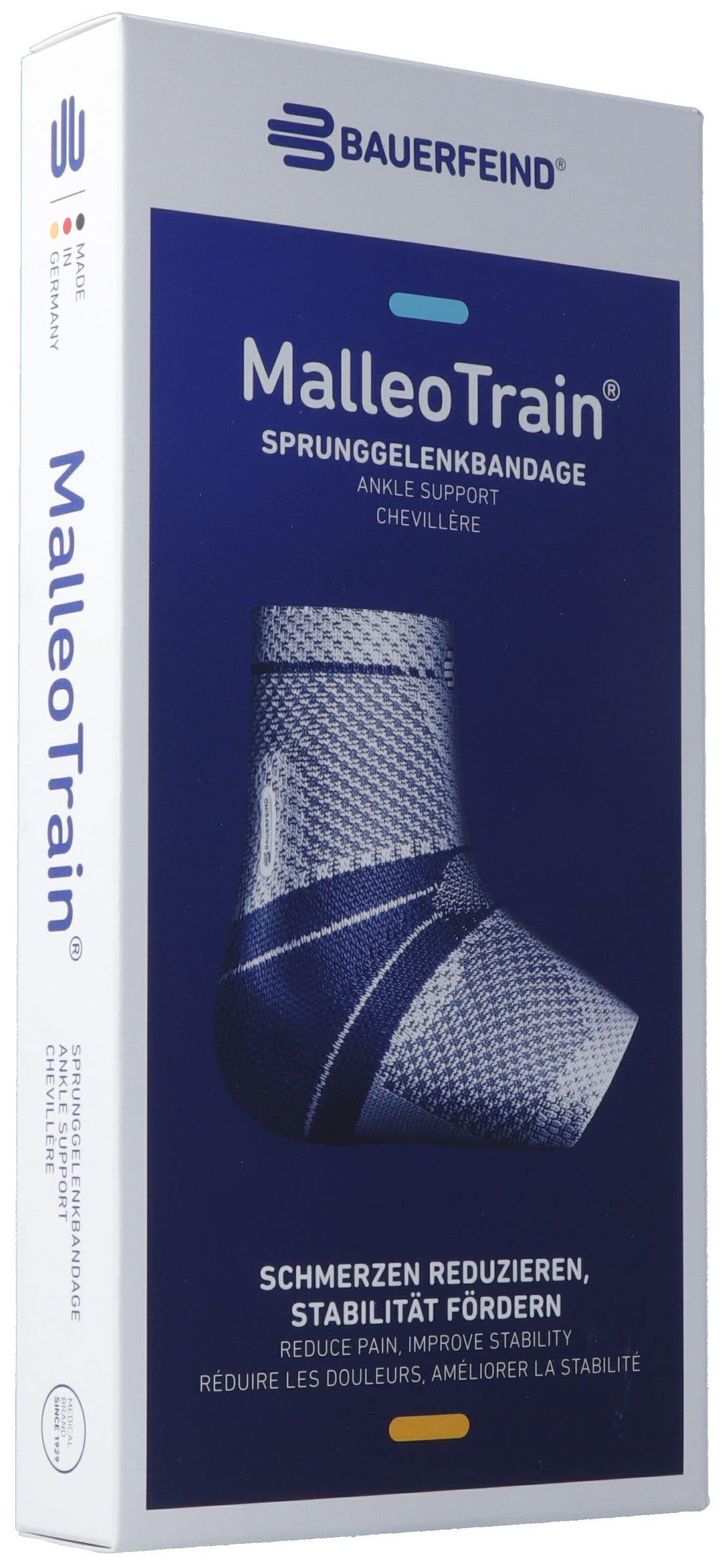 Bauerfeind MalleoTrain Orthèse Cheville Active Taille 4 Titane | Soutien