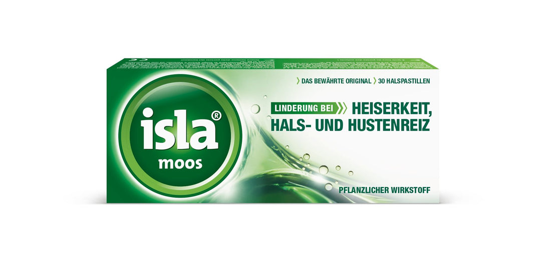 ISLA Moos Pastilles Gorge Irritée Soulagement Naturel 30 pièces