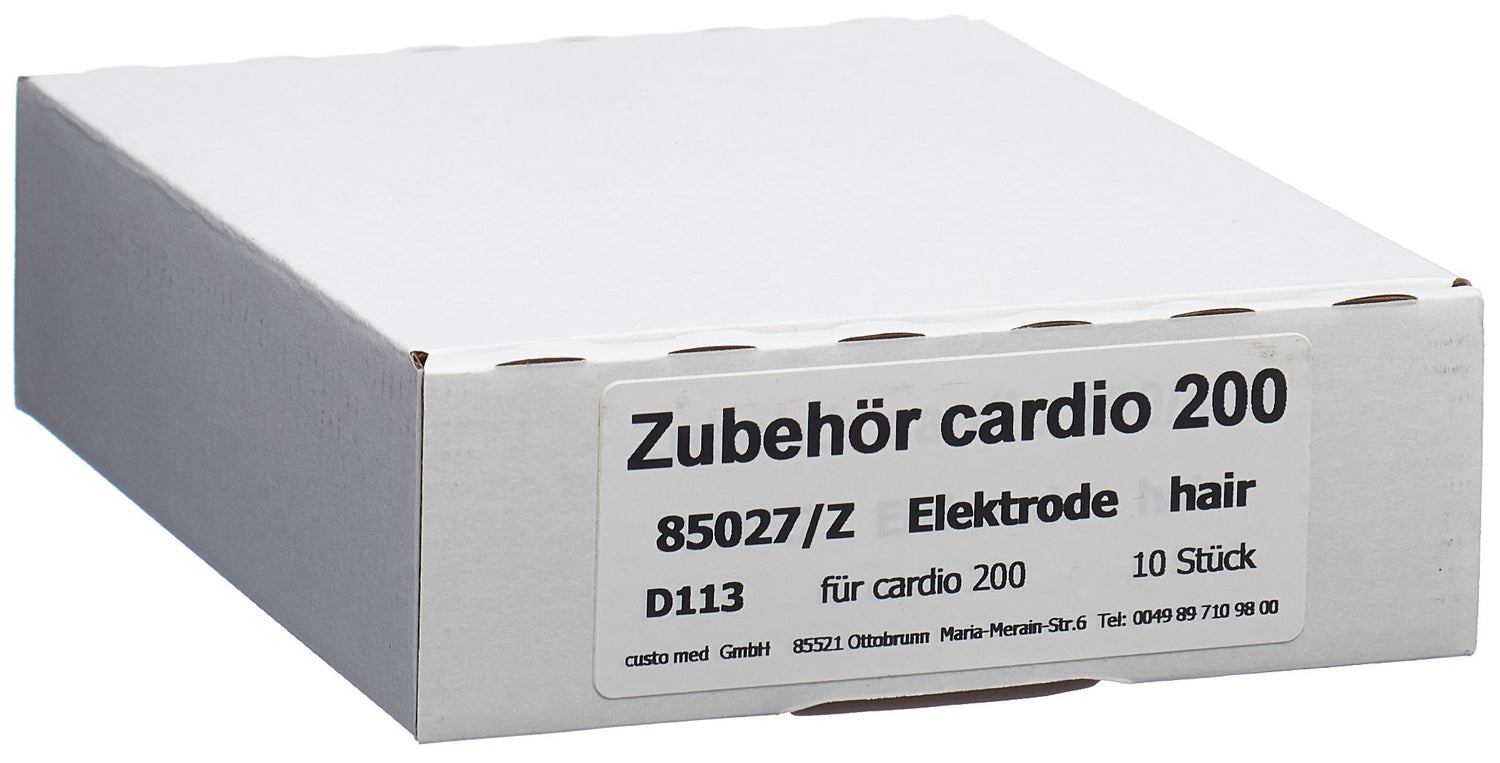 CUSTO MED Électrodes Cardio 200/400 - 10 Pièces | Confort &amp; Performance