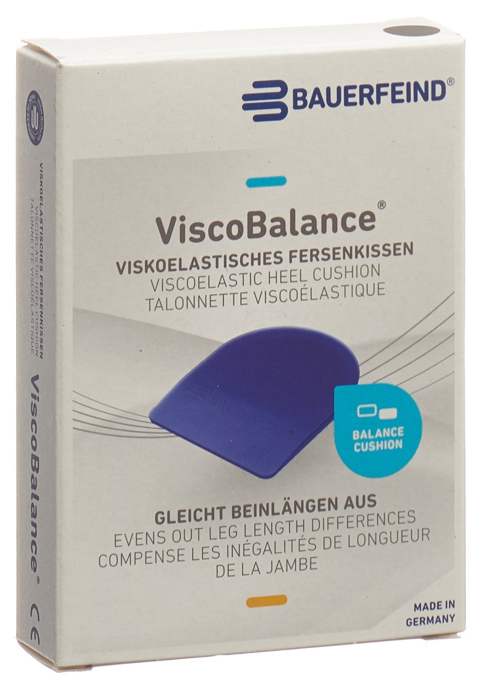 BAUERFEIND ViscoBalance Talonnettes Soulagement Douleur Talons | Taille 3 10mm