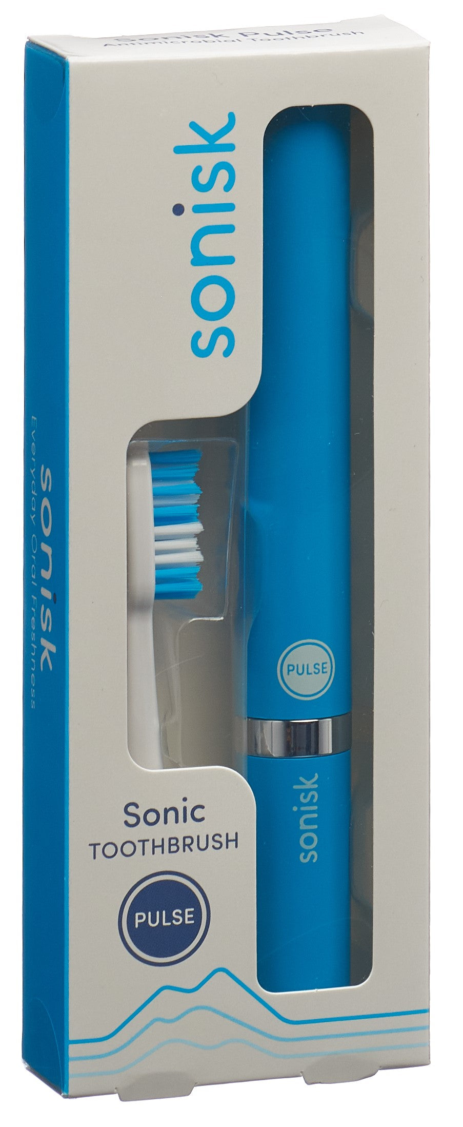 SONISK Brosse à Dents Sonique Bleue Brillant | Nettoyage Profond