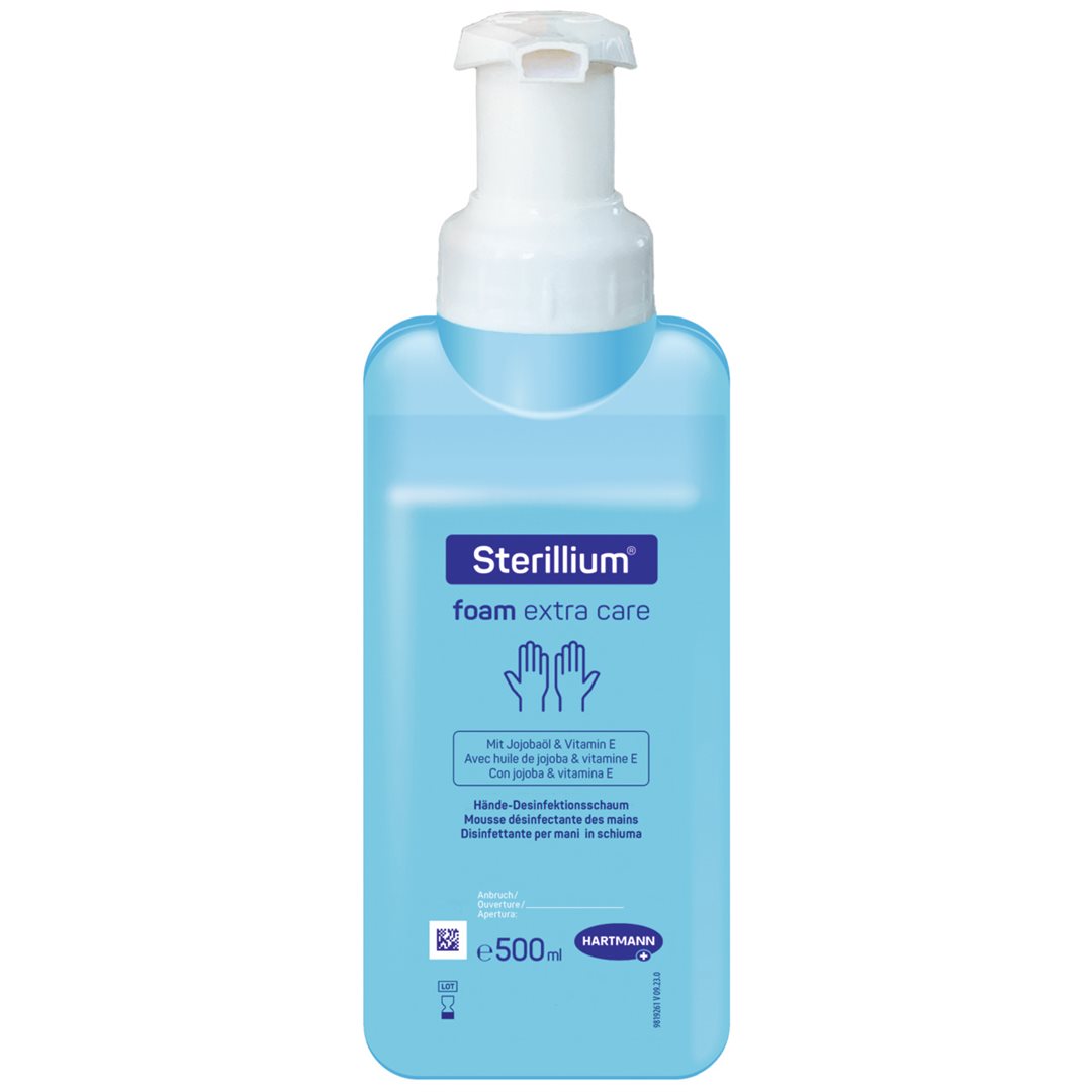STERILLIUM Mousse Désinfectant Mains 500 ml | Hygiène Efficace