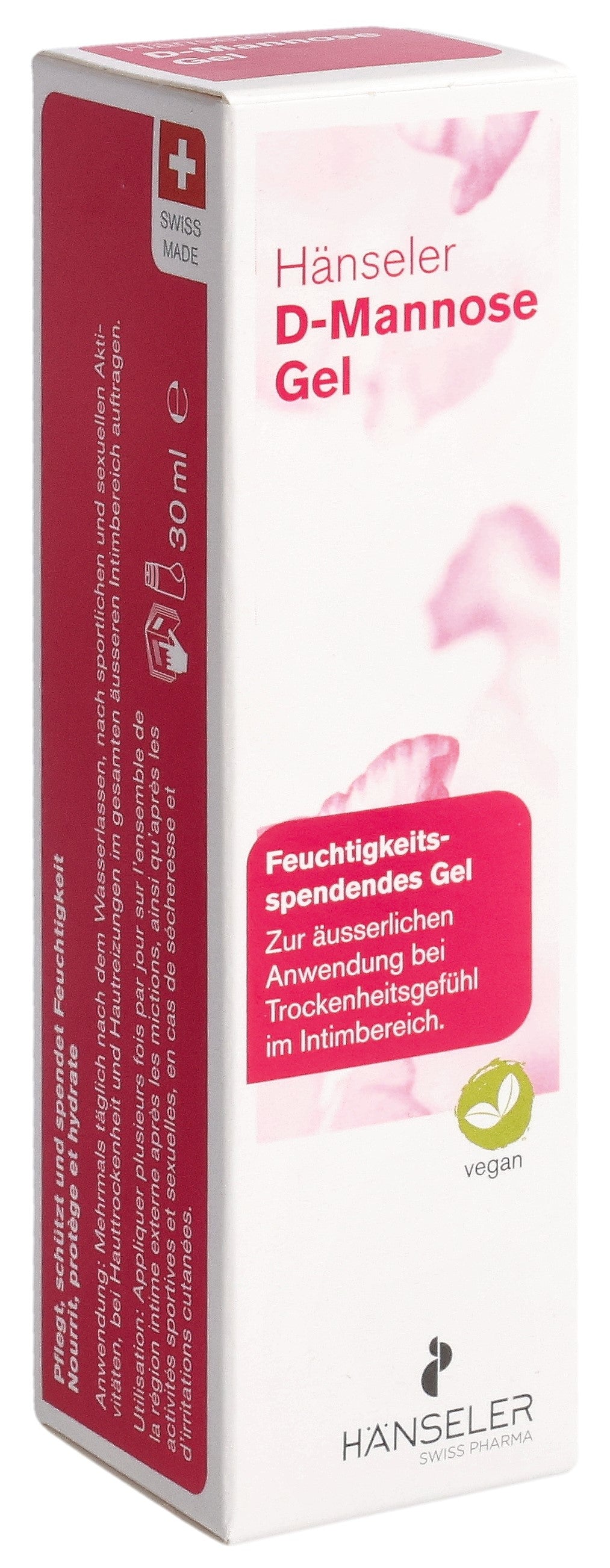 Hänseler D-Mannose Gel Urinaire 30 ml Soulagement Naturel