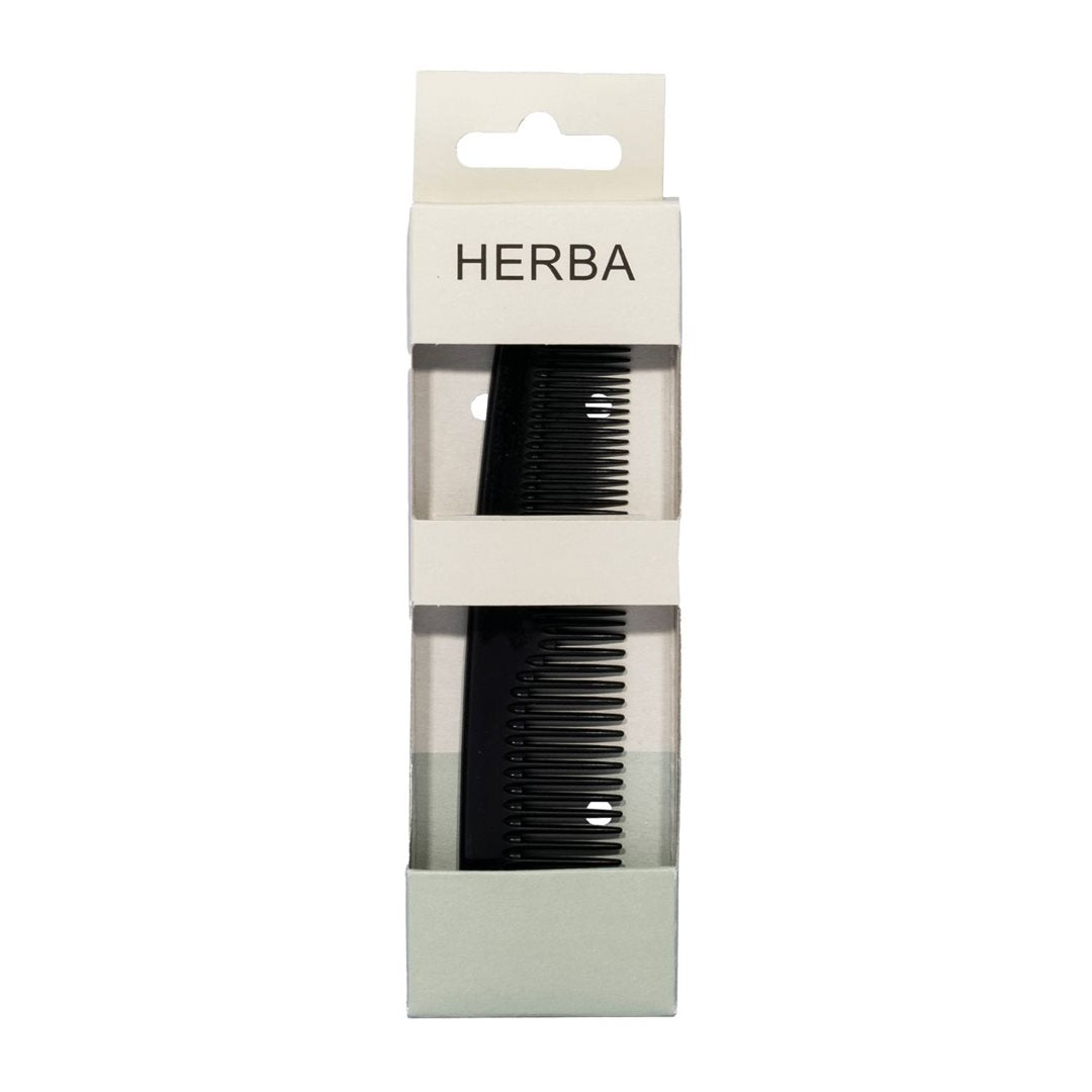 HERBA Peigne de Poche Bois Naturel Anti-chute | Soin Cheveux