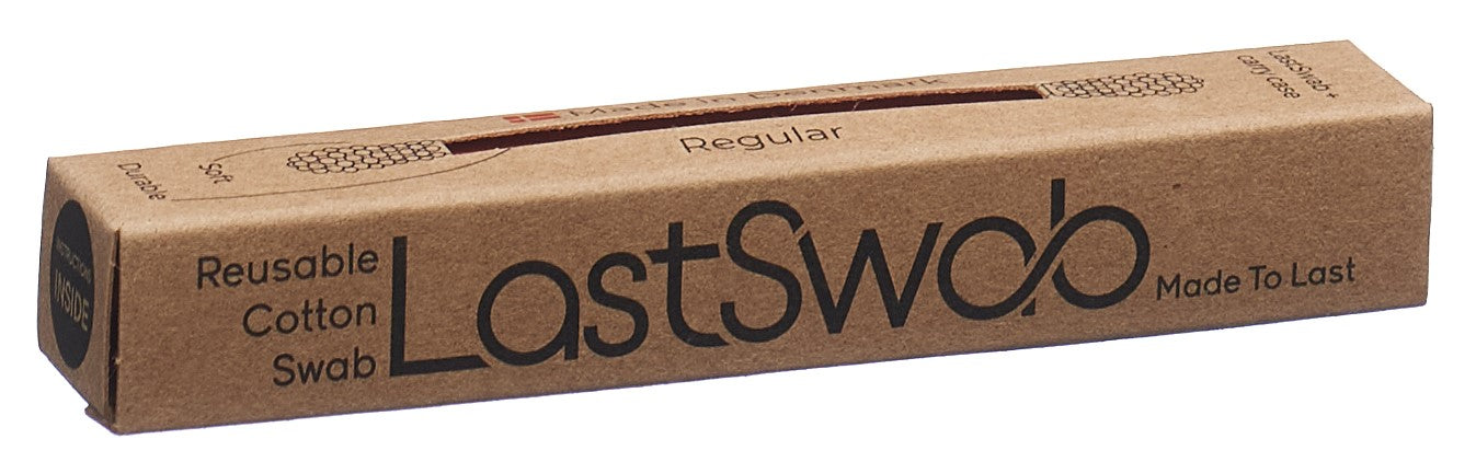 LASTSWAB Coton-tige Réutilisable Basic Orange Écologique | Hygiène Douce