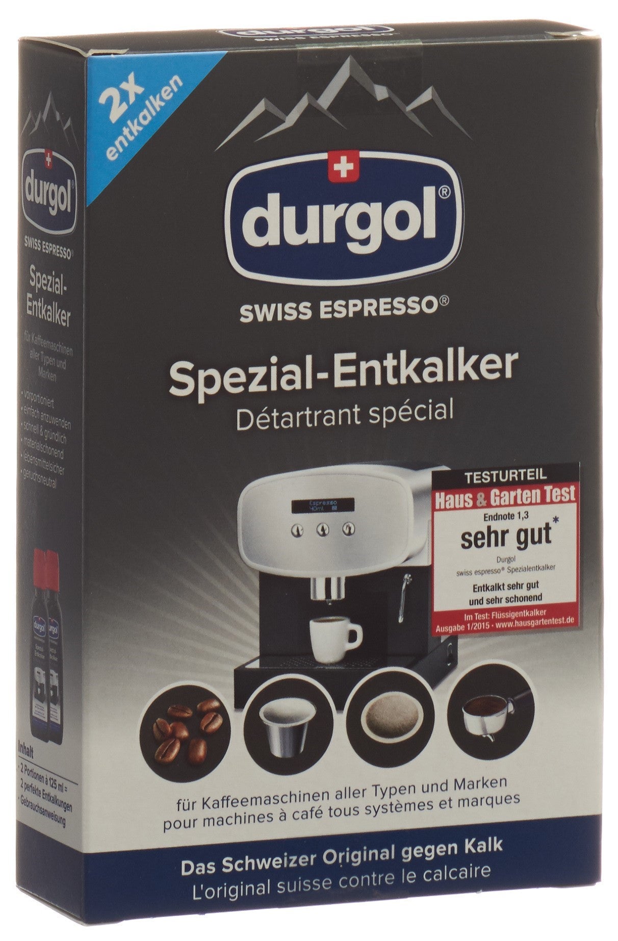 Durgol Détartrant Spécial Espresso 2 x 125 ml | Efficacité Pro
