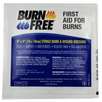 BURNFREE Pansement Stérile Pré-Gélifié 10 x 10 cm | Soin Brûlure Efficace