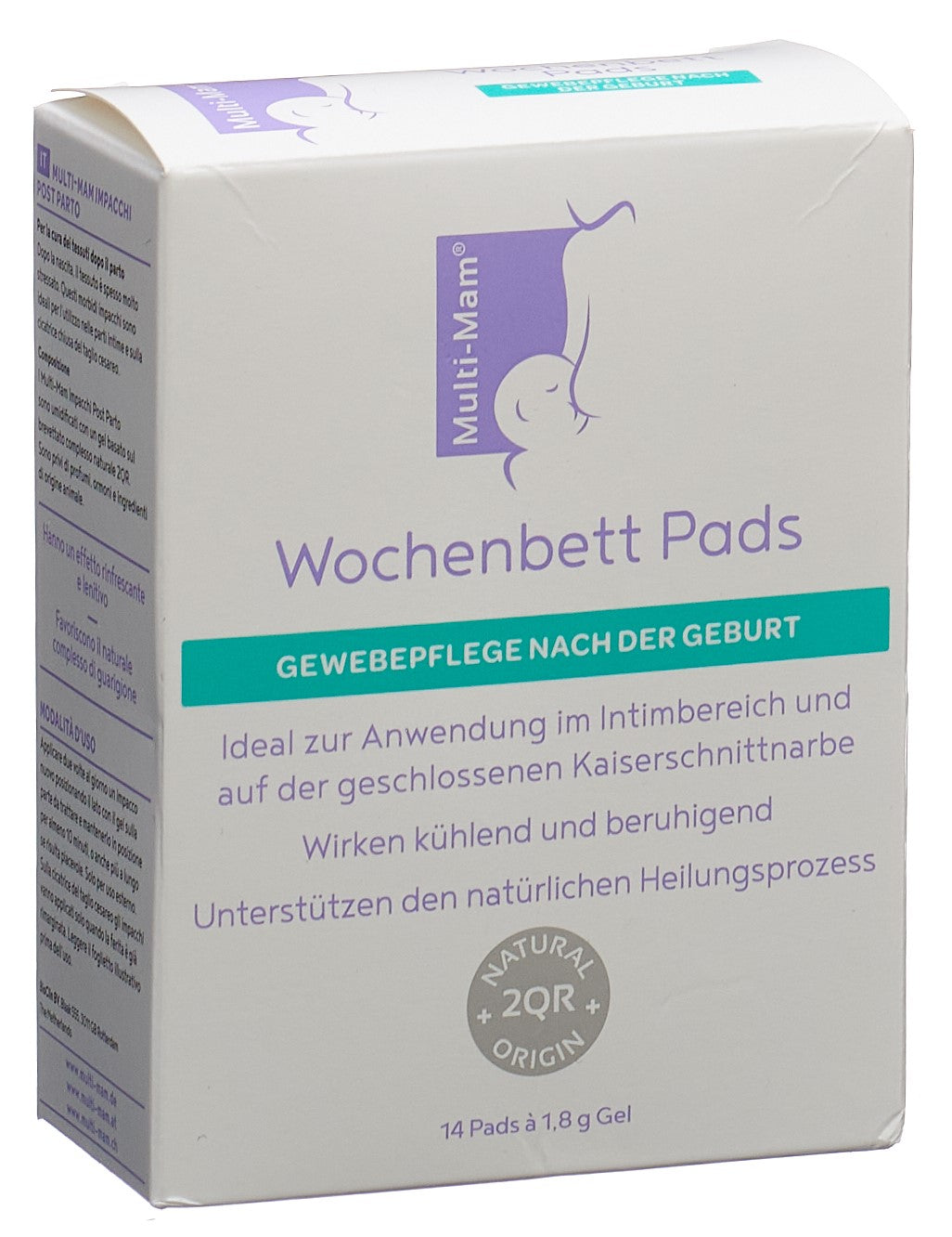 MULTI-MAM Pads Postnataux Confort &amp; Soin | Lot de 14