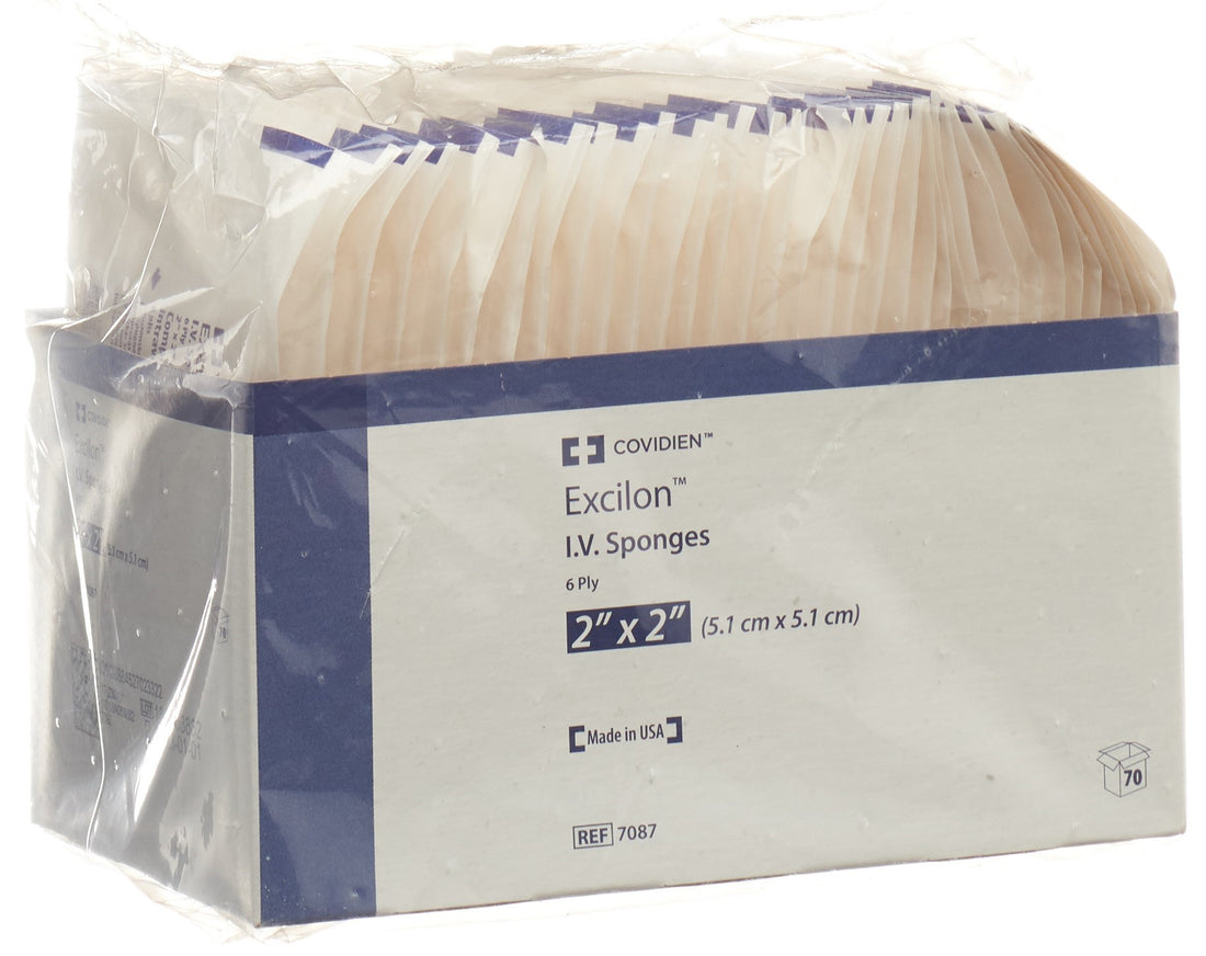 EXCILON Pansement Hydrocolloïde Fendu 5x5cm 35 x 2 Pièces