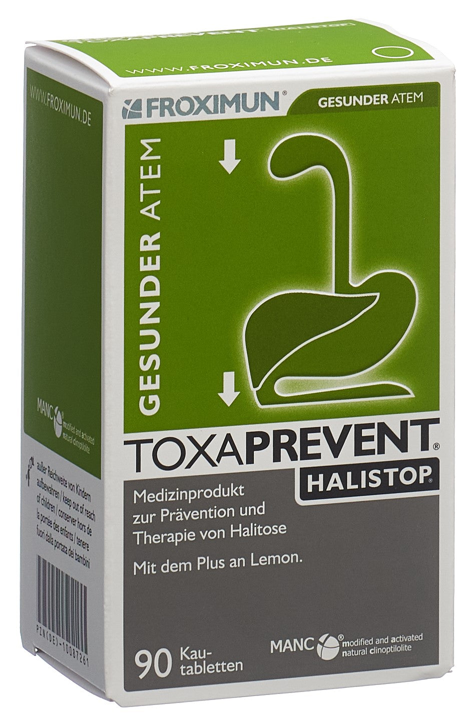 TOXAPREVENT HALISTOP Haleine Fraîche 90 Comprimés à Croquer