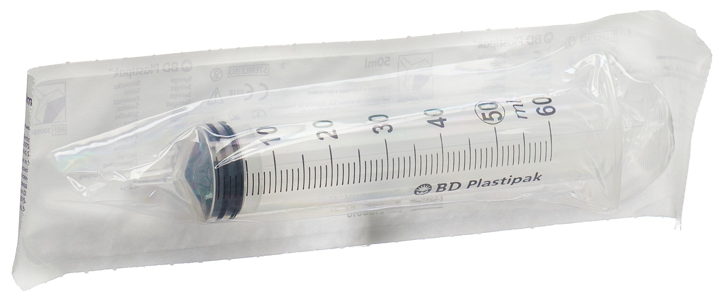 BD Plastipak Seringue 50 ml Luer Lock 3 Pièces Excentrée | Dispositif Médical