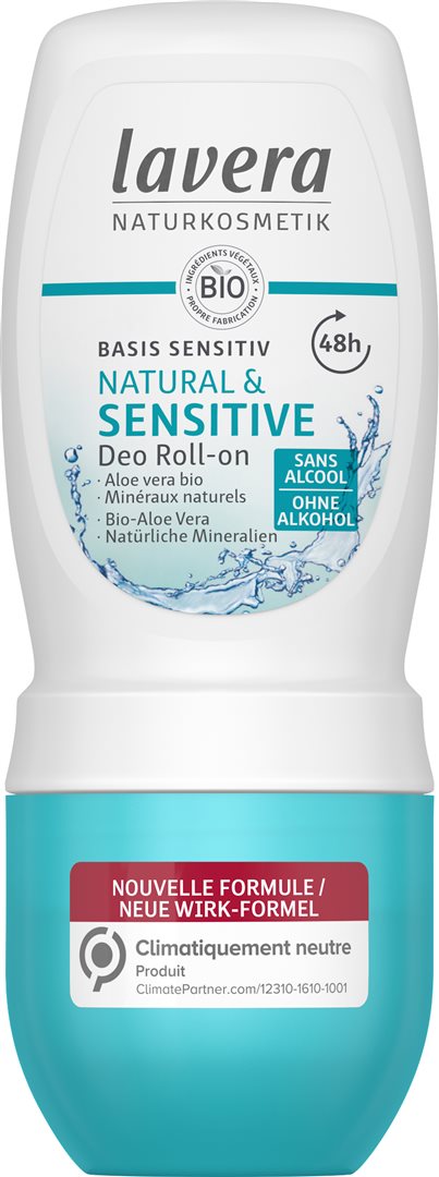 LAVERA Basis Sensitiv Déodorant Roll-on Peaux Sensibles 50 ml