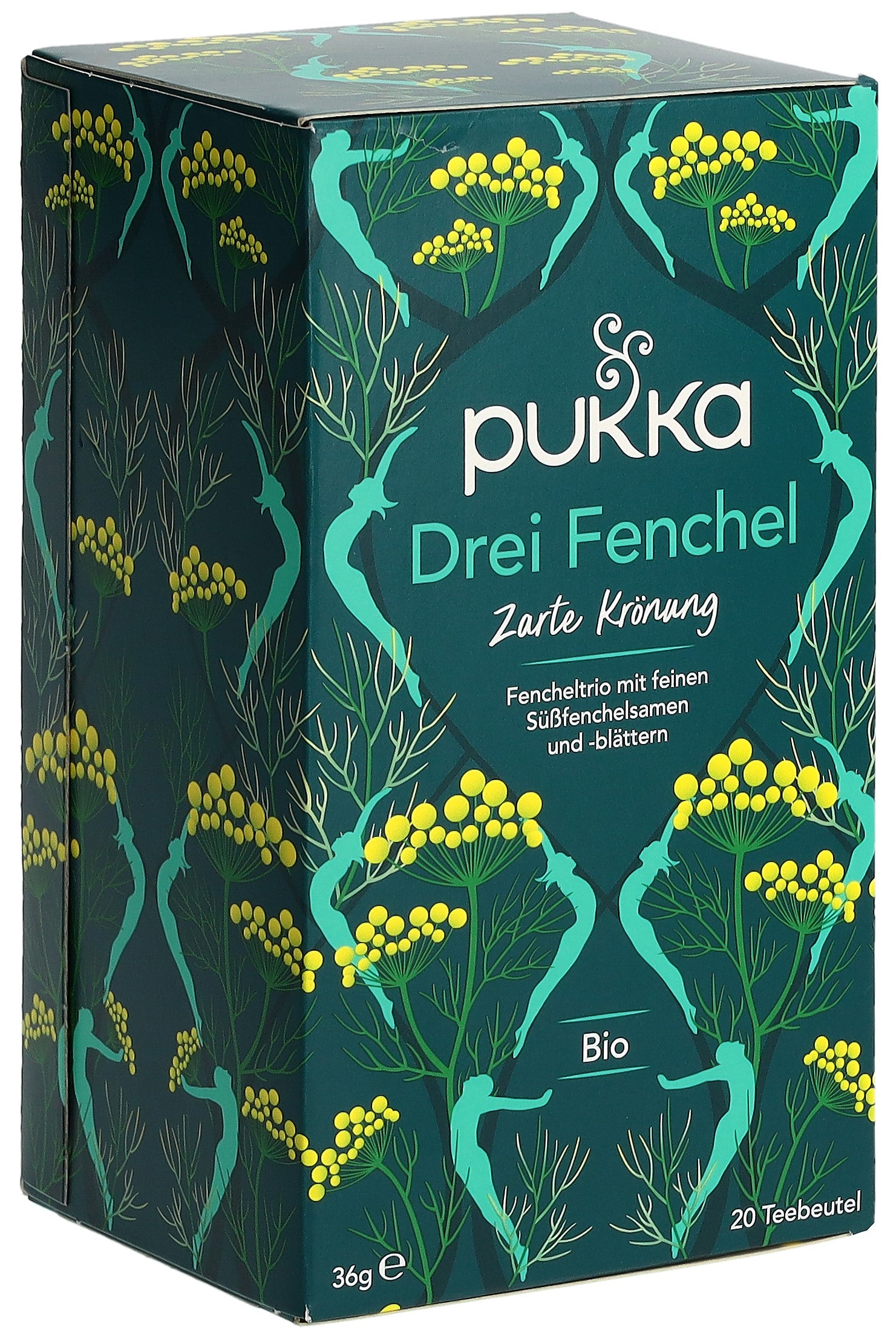 Pukka Trois Fenouil Thé Bio 20 Sachets | Digestion Apaisée