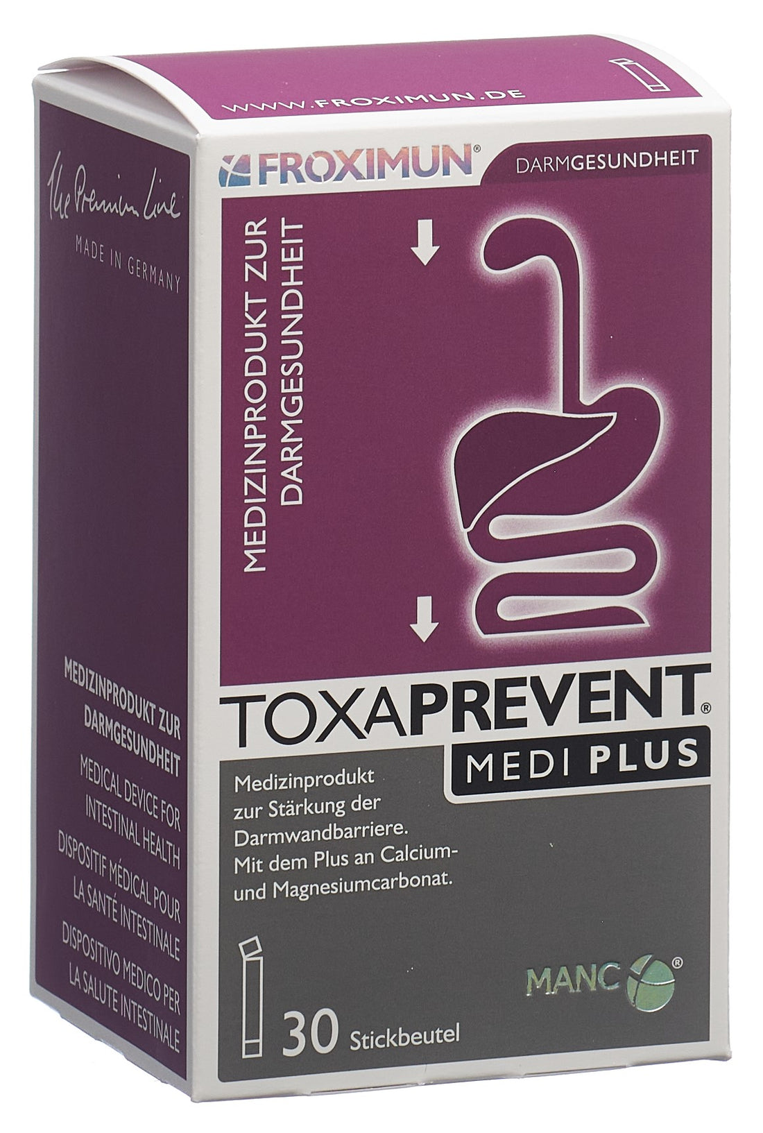 TOXAPREVENT Medi Plus Stick 30 x 3g | Détox Intestinale Efficace
