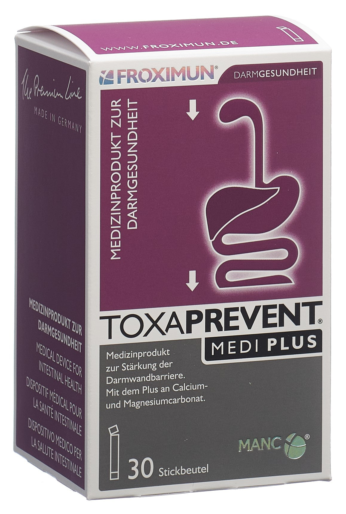 TOXAPREVENT Medi Plus Stick 30 x 3g | Détox Intestinale Efficace