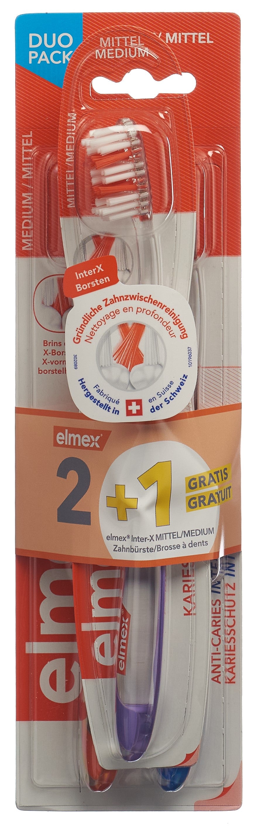 ELMEX Protection Caries Dentifrice Expert 2+1 Gratuit