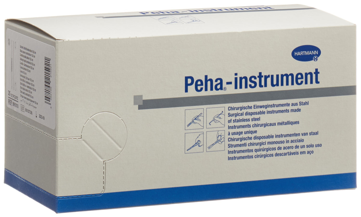 PEHA-INSTRUMENT Curettes Doubles 25 Pièces | Soin &amp; Hygiène