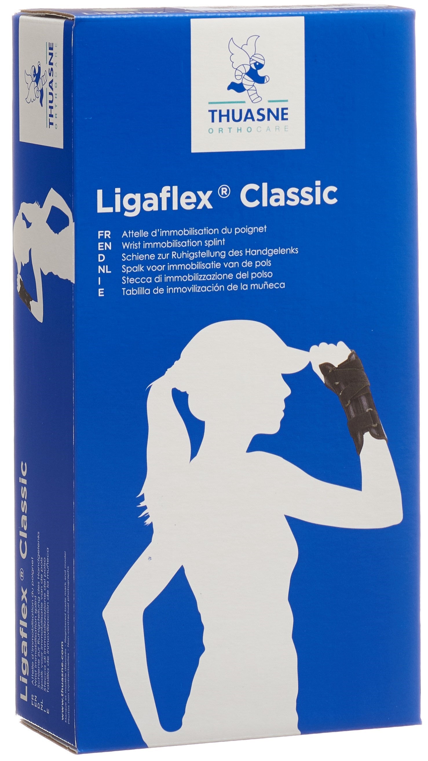 THUASNE Ligaflex Attelle Poignet Droite Noir Taille 3 Soulagement Douleur