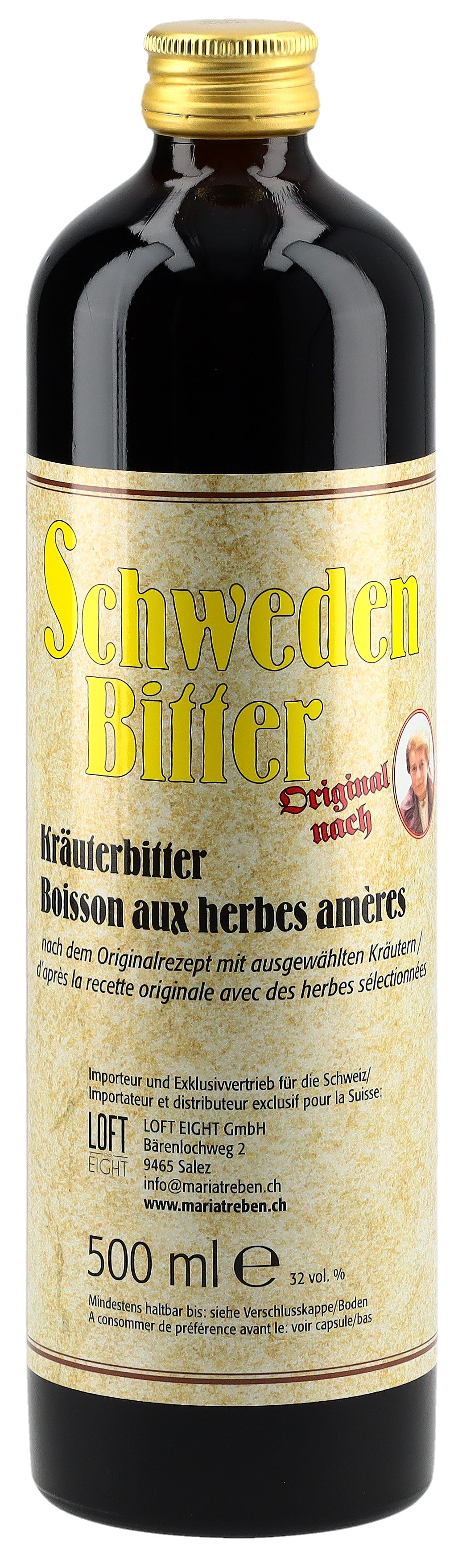Maria Treben Schwedenbitter Original : Elixir Bien-être | 500 ml