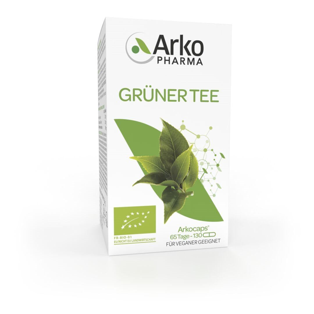 Arkogélules Thé Vert Bio 130 Gélules | Amincissement &amp; Vitalité