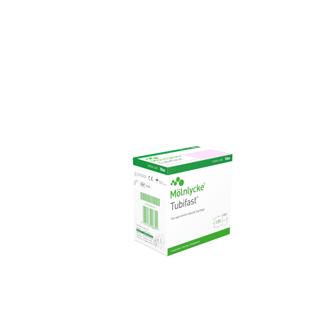 TUBIFAST Rétention Tubulaire Vert 5 cm x 10 m | Pansement Compressif Efficace