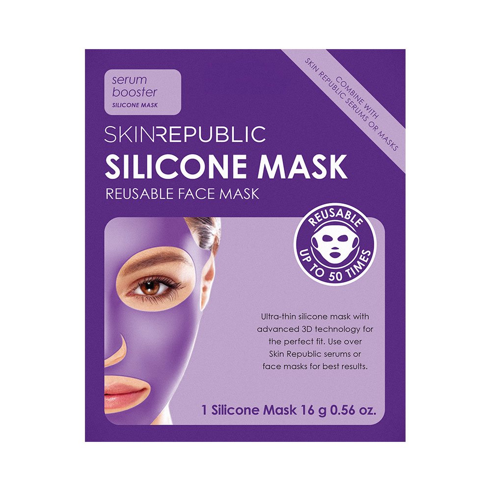 SKIN REPUBLIC Masque Silicone Réutilisable Hydratant | 1 pièce