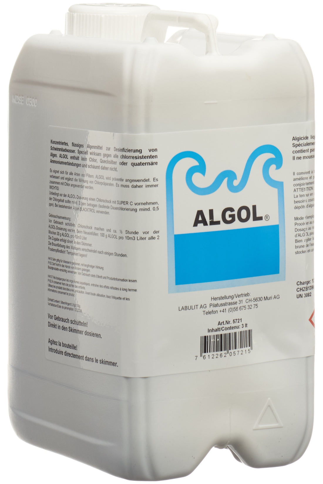 ALGOL protège contre algues liq 3 lt