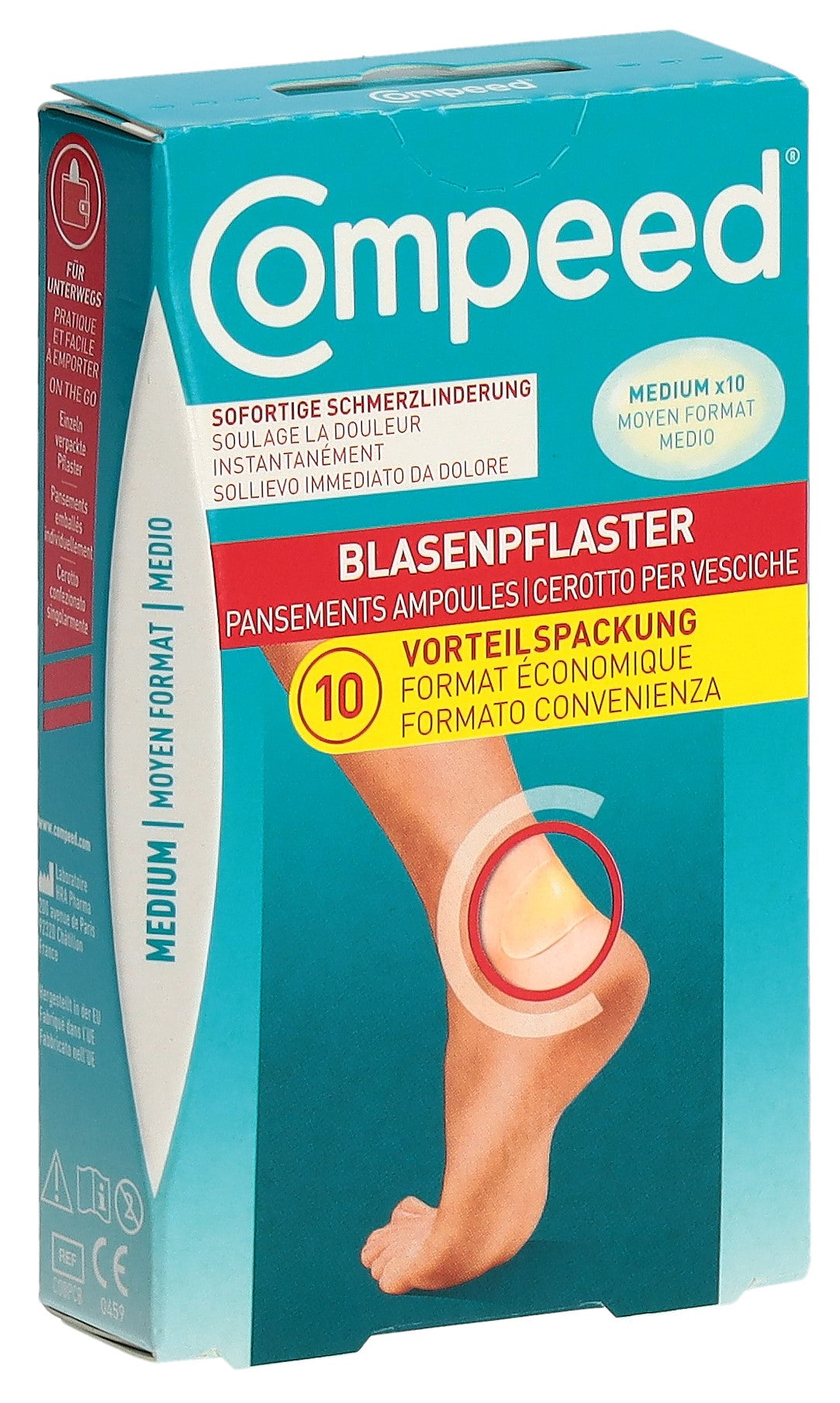 Compeed Pansement Ampoules Taille M - Soin &amp; Protection | 10 Pièces
