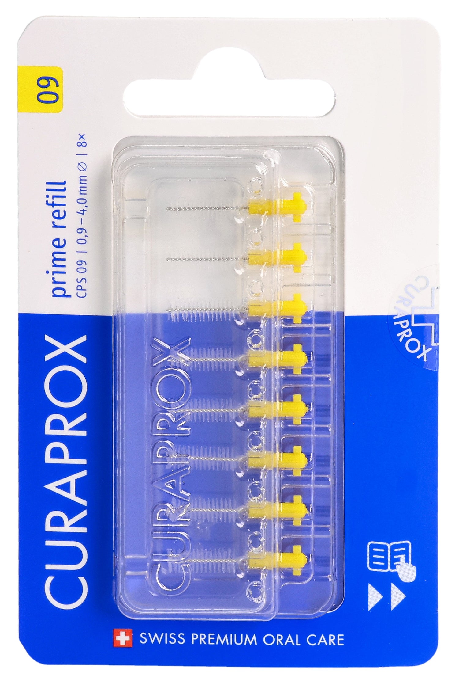 CURAPROX CPS 09 Brossettes Interdentaires Nettoyage Profond | 8 Pièces