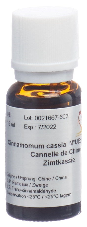 AROMASAN Huile Essentielle Cannelle de Chine Bio 15 ml | Puissante