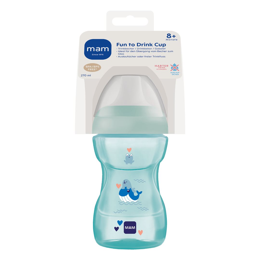 MAM Fun to Drink Tasse 270ml Bébé Apprentissage | Sans BPA