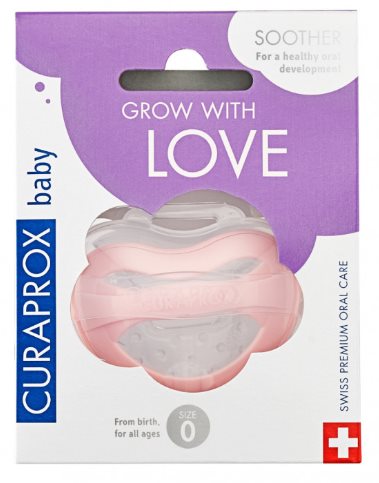 CURAPROX baby sucette Gr0 pink single