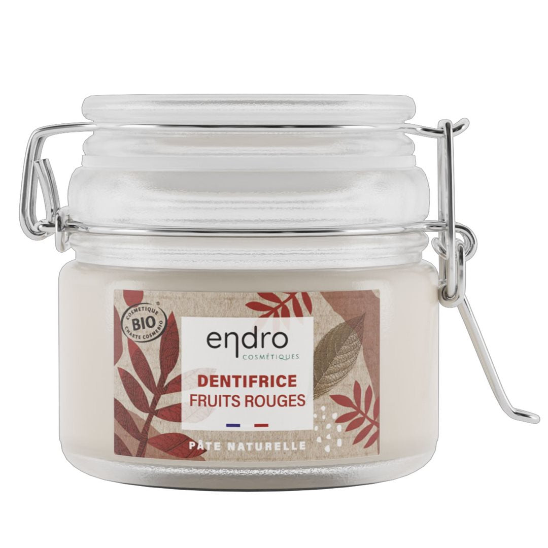 ENDRO Dentifrice Naturel Baies Rouges Soin Blanchissant | 100 ml