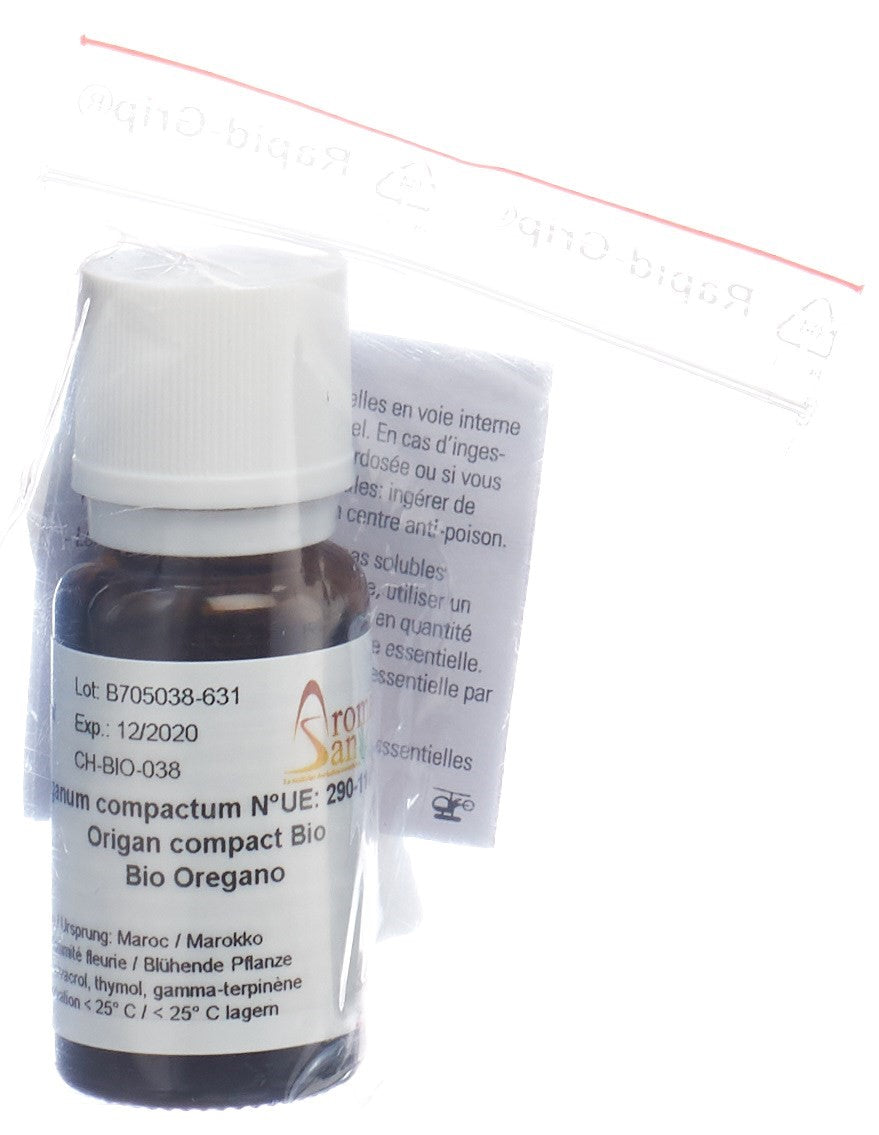 AROMASAN Huile Essentielle Origan Bio 15 ml | Puissant Antiviral