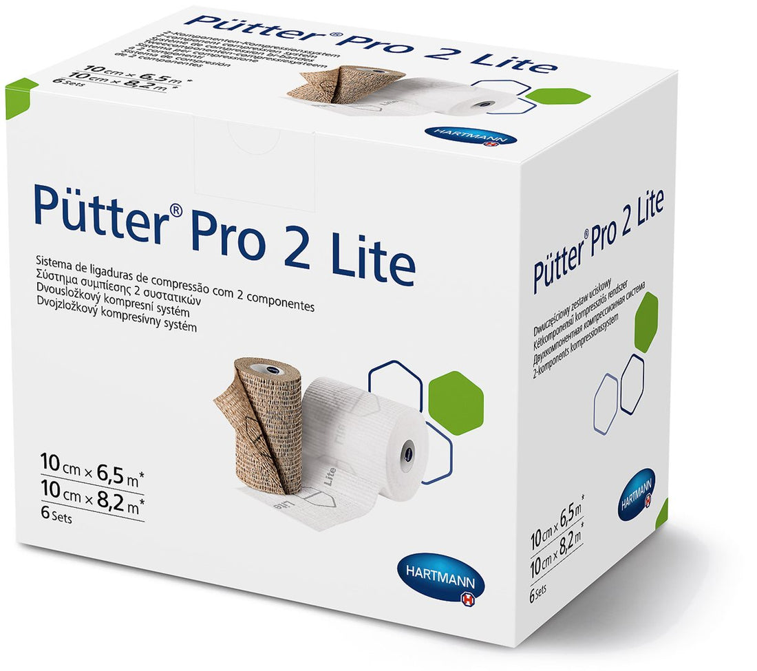 PÜTTER Pro 2 Lite Pansement Compressif 10cm 2 pièces | Soin Cicatrisant