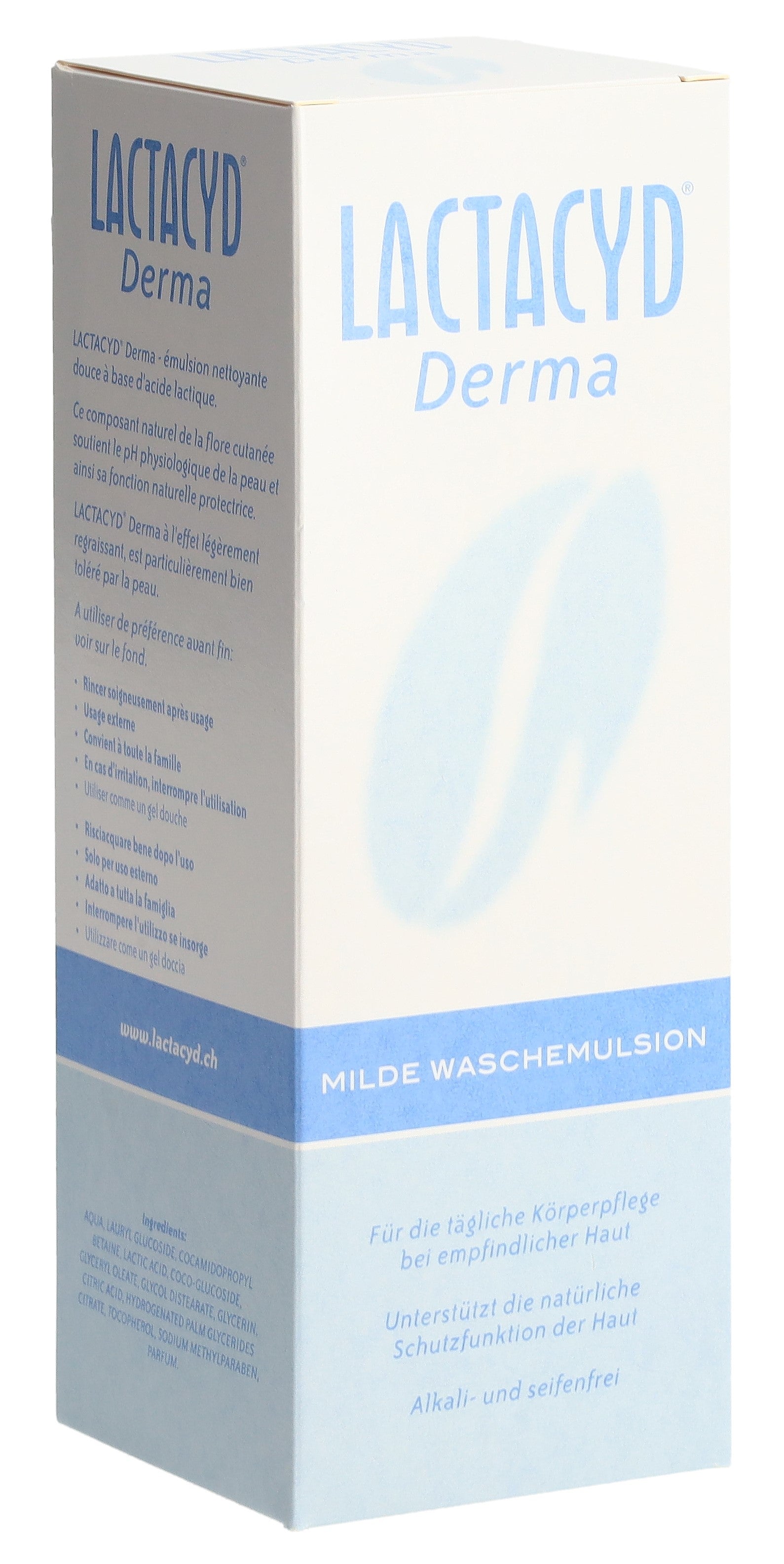 LACTACYD DERMA Émulsion Nettoyante Douce 500 ml | Soin Intime
