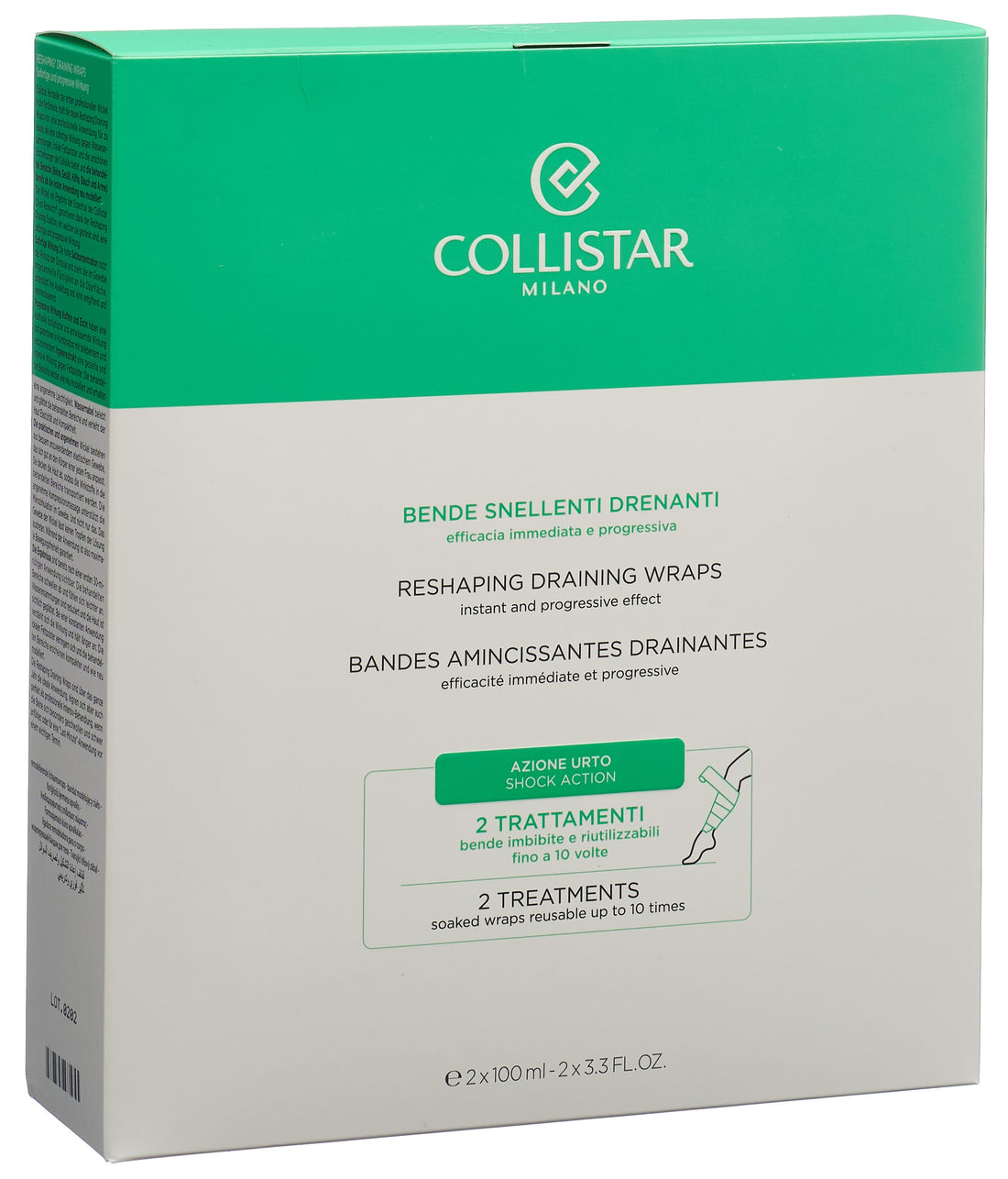Collist Body Care Reshap Soin Amincissant Draineur 2 x 100 ml