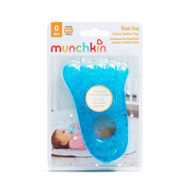 Munchkin Anneau de Dentition Glacé Bébé Soulagement Douleur | 1 Pièce