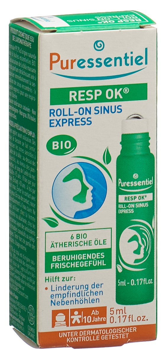 Puressentiel Roller Sinus Respiratoire Décongestionnant | 5 ml