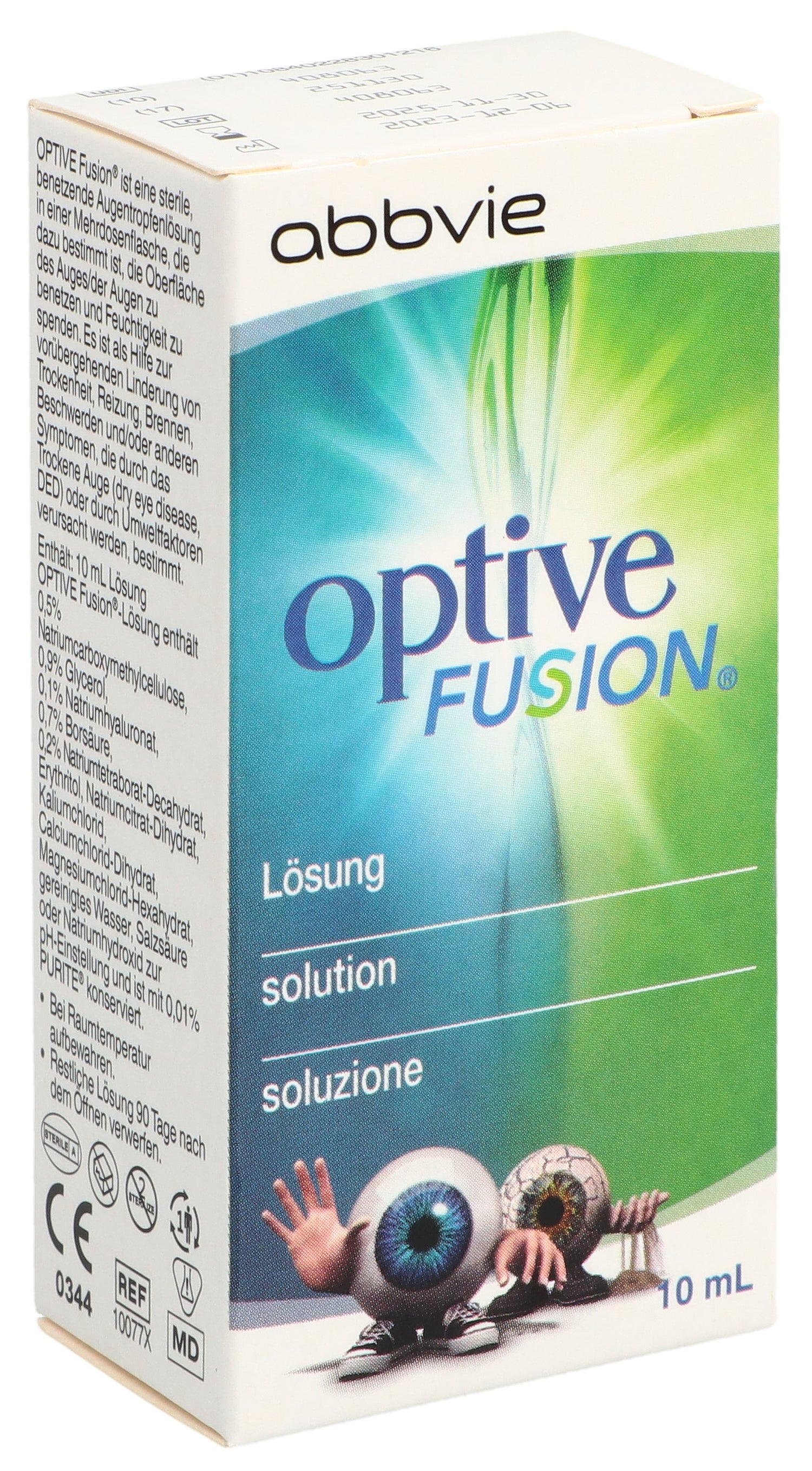 OPTIVE Fusion Gouttes Ophtalmiques Hydratantes | Flacon 10 ml