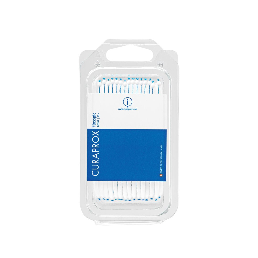 CURAPROX Soin Dentaire Flosspic 967 Soie 30 Pièces | Nettoyage Efficace