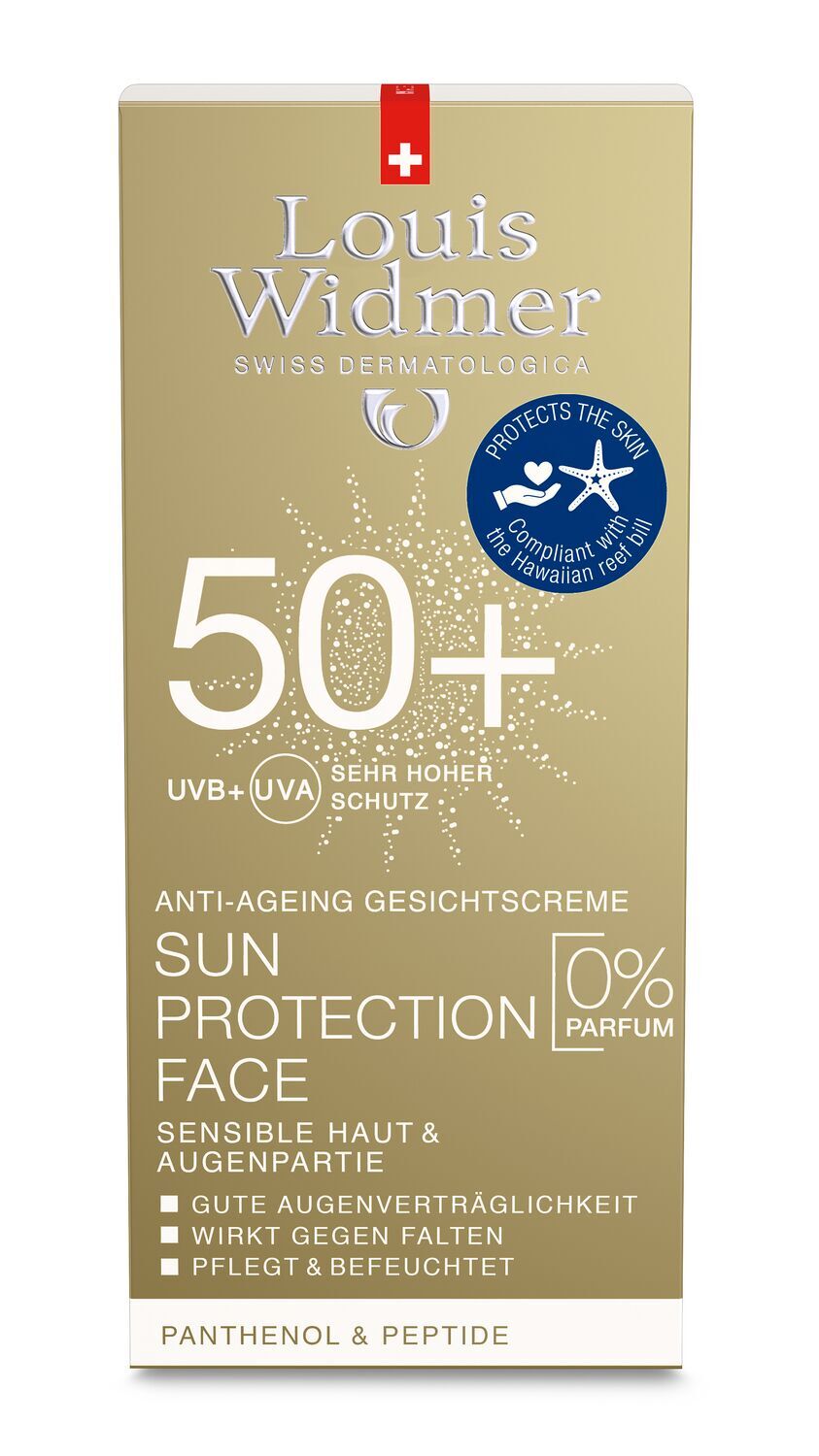 WIDMER sun protection face SPF50 s parf 50 ml