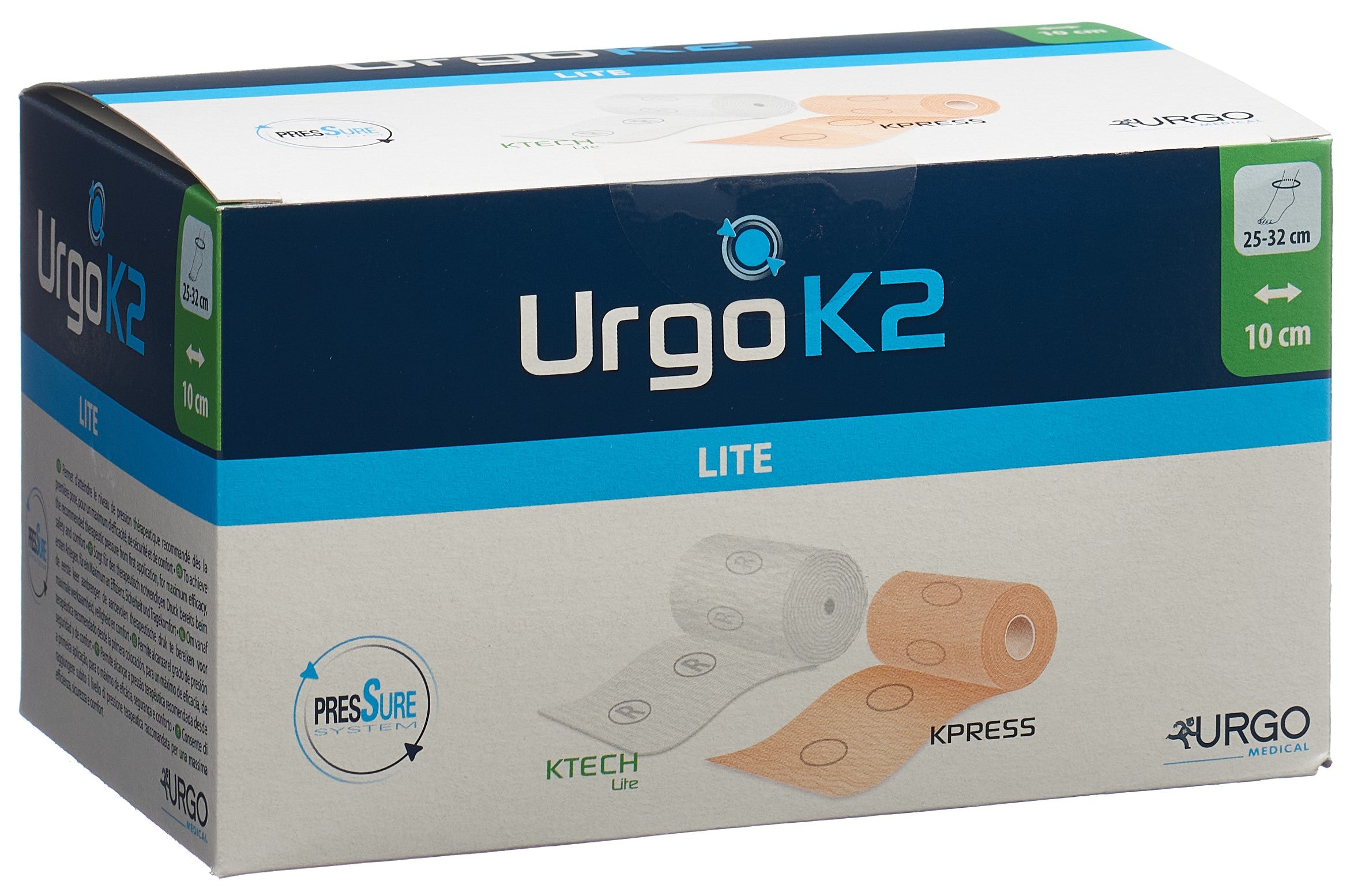 URGO K2 Lite Bande de Compression Jambe 25-32cm | Confort &amp; Soutien